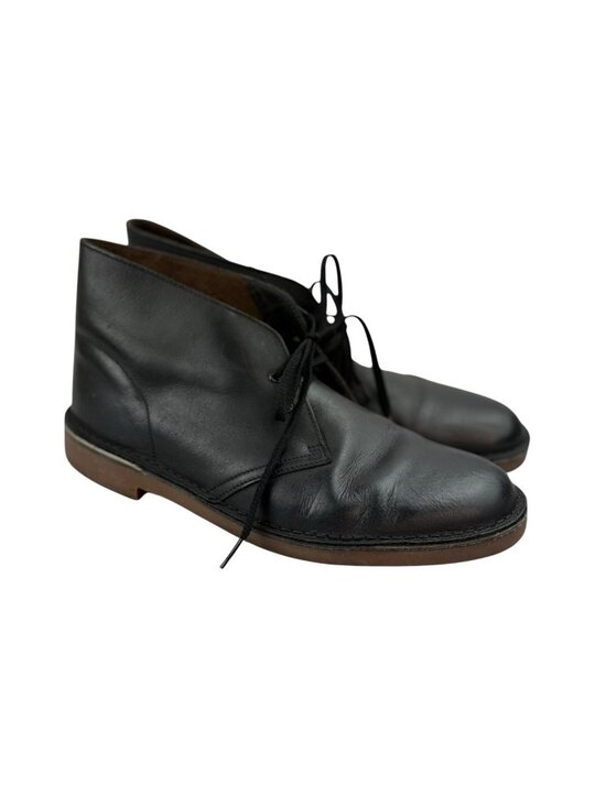 Clark\'s Bushacre 2 Deseret Chukka Boots Mens 11 Black Leather Comfort Casual main image 10